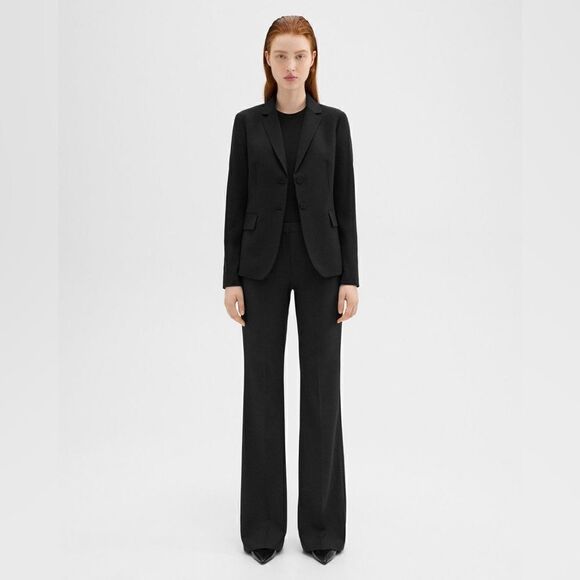 Theory Demitria 4 Pant in Good Wool - Picture 1 of 14